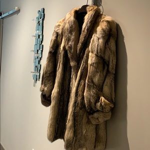 Argentine Genuine Fox Fur Coat